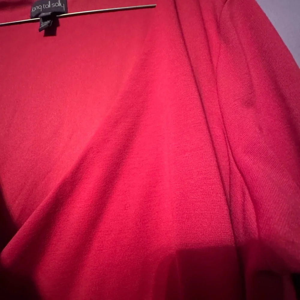 Long Tall Sally Vibrant Red Dress - Picture 3 of 4